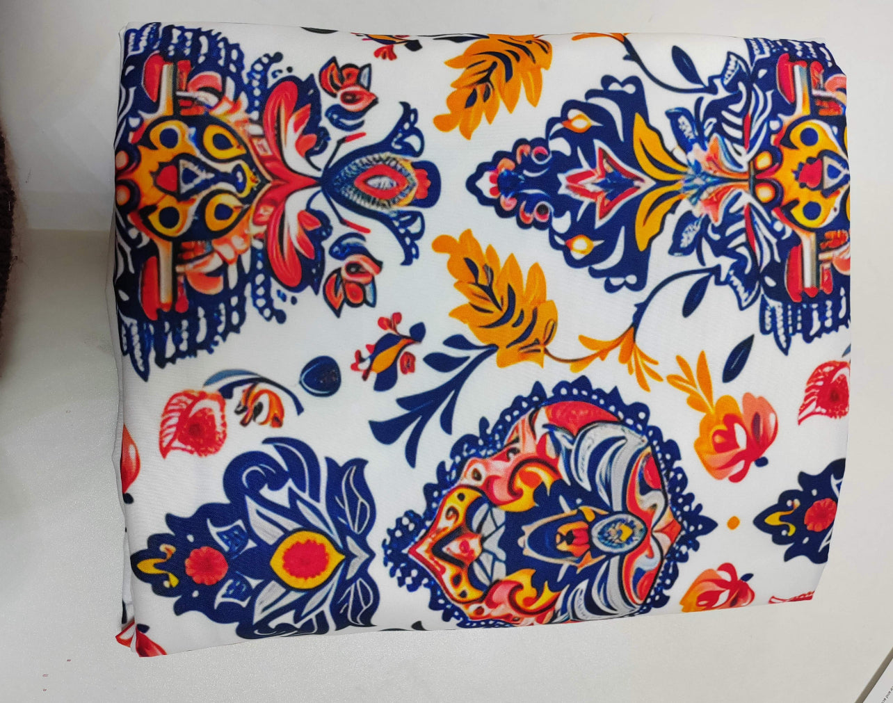 Artisan Royal Floral Paisley Art Quilt Cover Set - Adore India