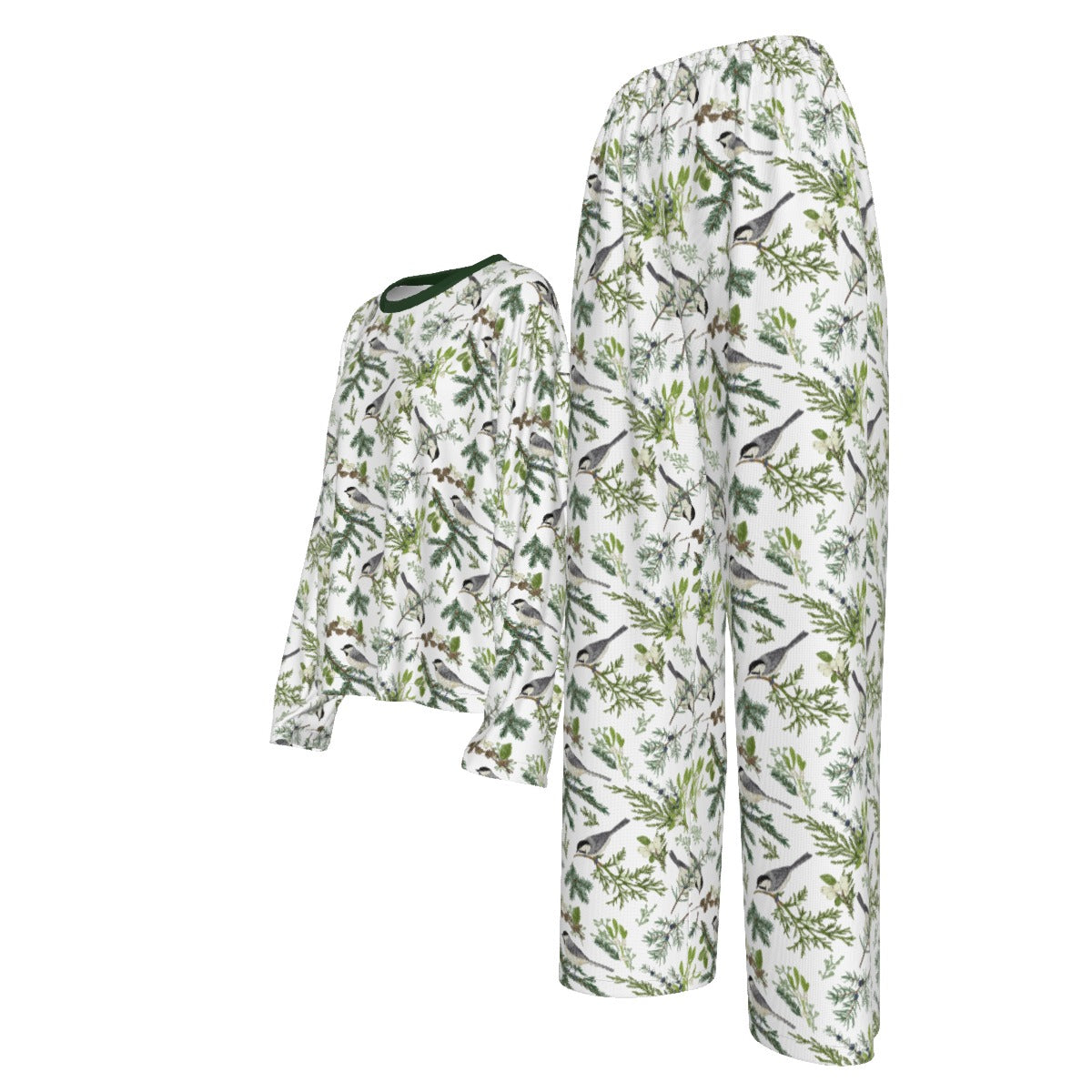 Bohemian Bird of Prey Women's Casual Long Sleeves Trouser Suit - Adore India