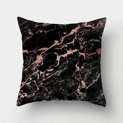 Abstract Leather Velvet Pillowcase Sofa Cushion Cover - Adore India   
