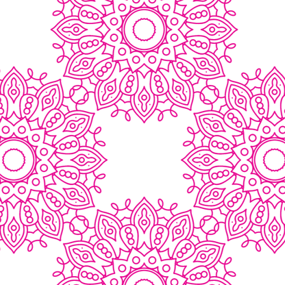 Bohemian Mandala Pink Chakra Quilt Cover Set - Adore India   