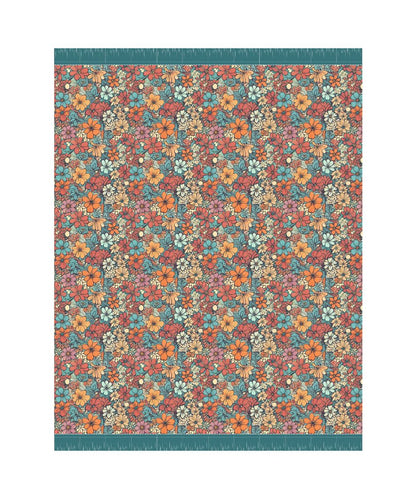 Beautiful Floral Geometrical Velvet Throw Cushion Set - Adore India   