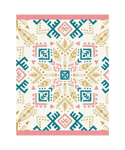 Beautiful Floral Geometrical Velvet Throw Cushion Set - Adore India   