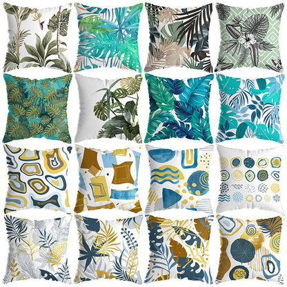Colourful Tropical Plant Cushion Cover - Adore India   