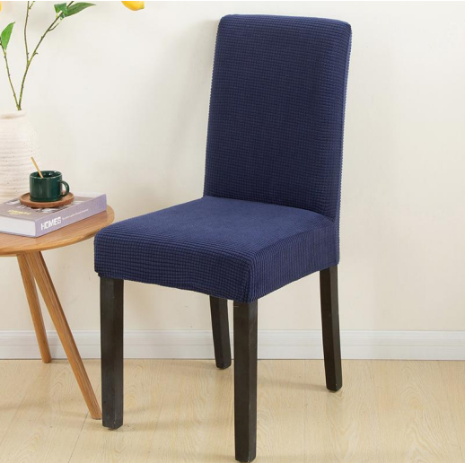 Color Navy Blue Stretchable Chair Protector Cover