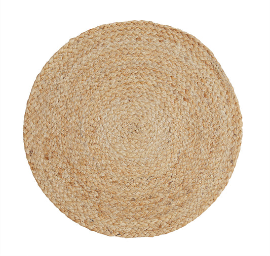 Selene Rustic Round Jute Table Placemats - Ideal for Dinner Settings