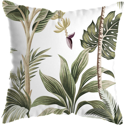 Colourful Tropical Plant Cushion Cover - Adore India   
