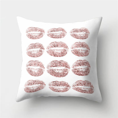 Abstract Leather Velvet Pillowcase Sofa Cushion Cover - Adore India   