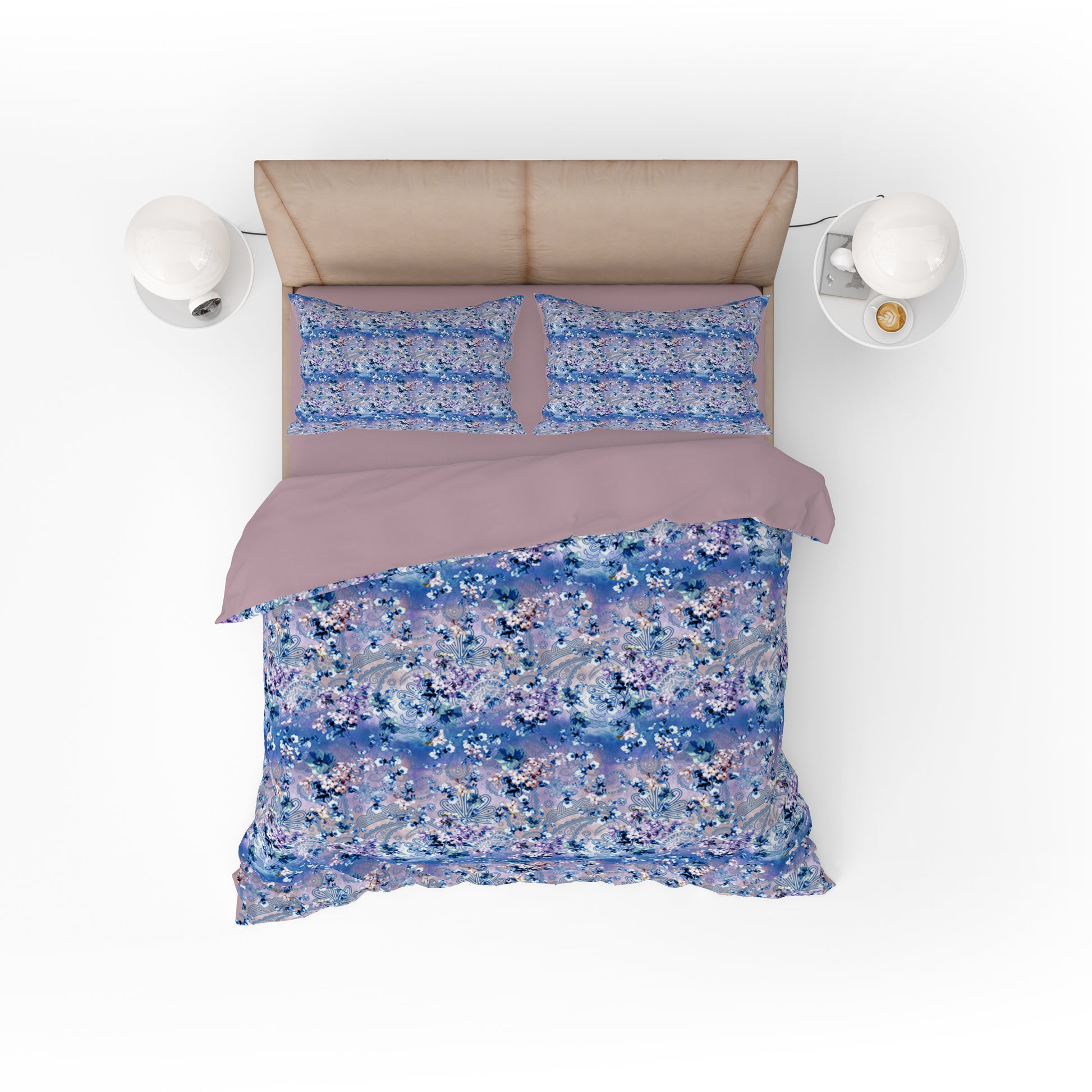 Floral Paisley Quilt Cover Set - Timeless Elegance for Your Dreamy Escape - Adore India   