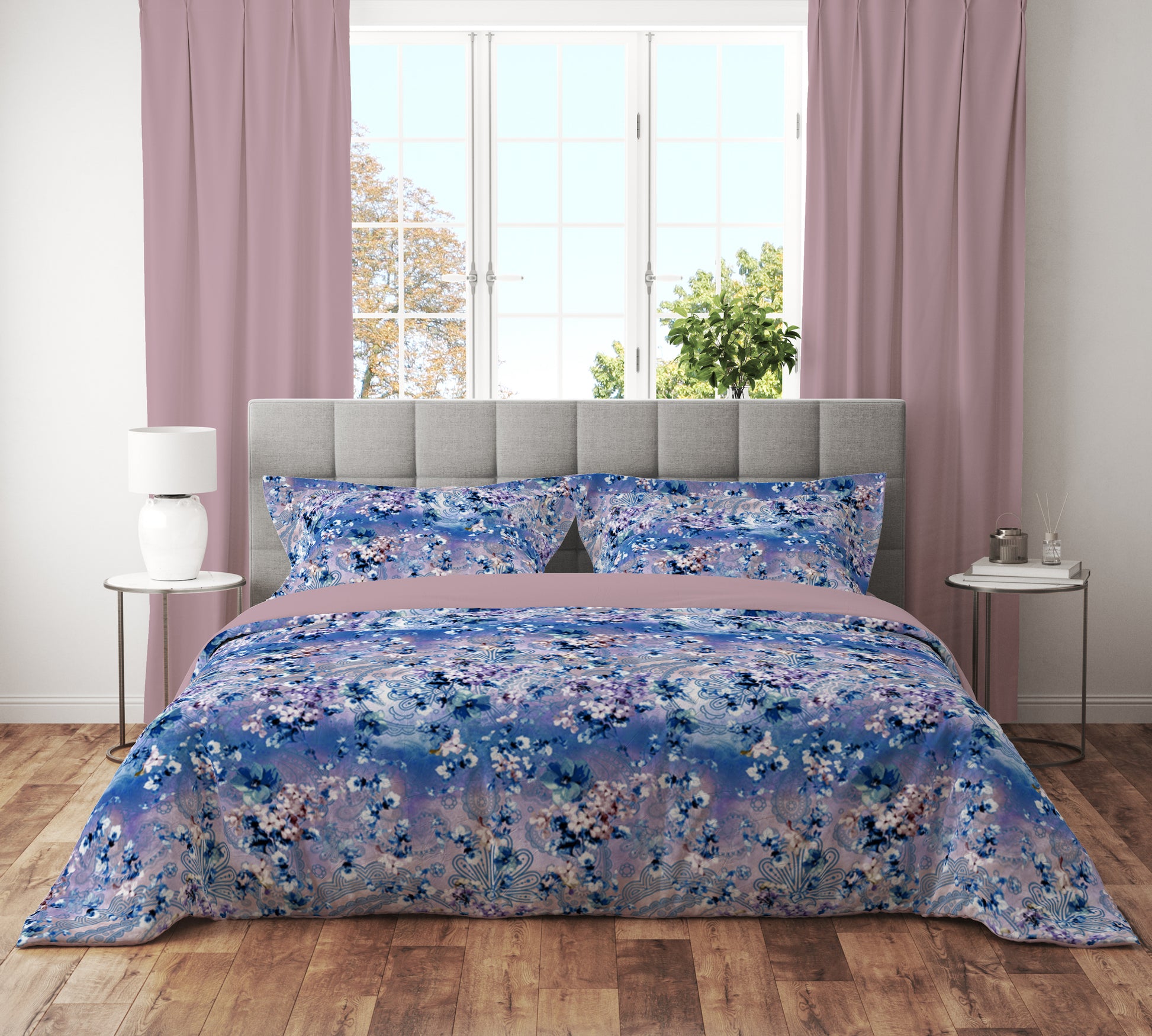 Floral Paisley Quilt Cover Set - Timeless Elegance for Your Dreamy Escape - Adore India   