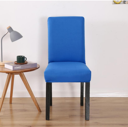 Blue Stretchable Chair Protector Cover