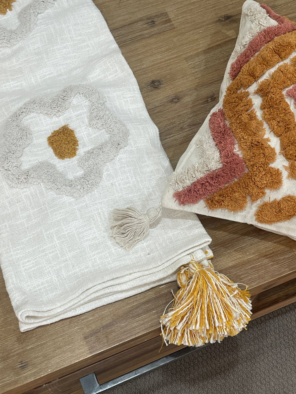 Bohemian Flower Cotton Bedding Throw Blanket-1 - Adore India   