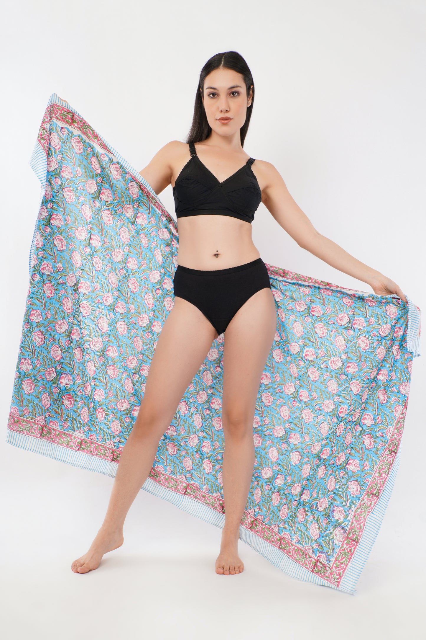 Cotton Floral Printed Beach Sarongs Wrap Tarang
