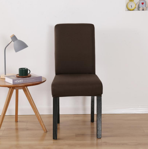 Chocolate Stretchable Chair Protector Cover