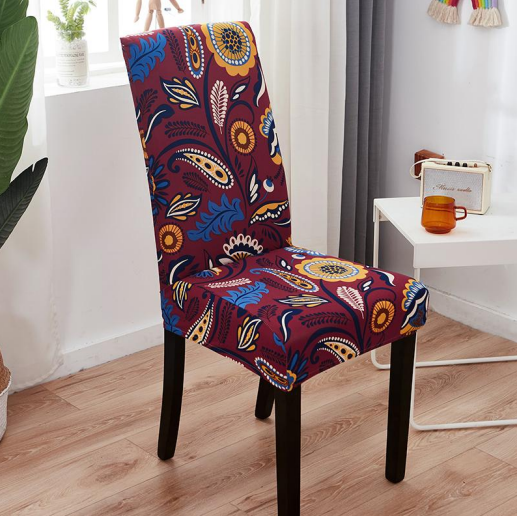 Color 2 Stretchable Chair Protector Cover