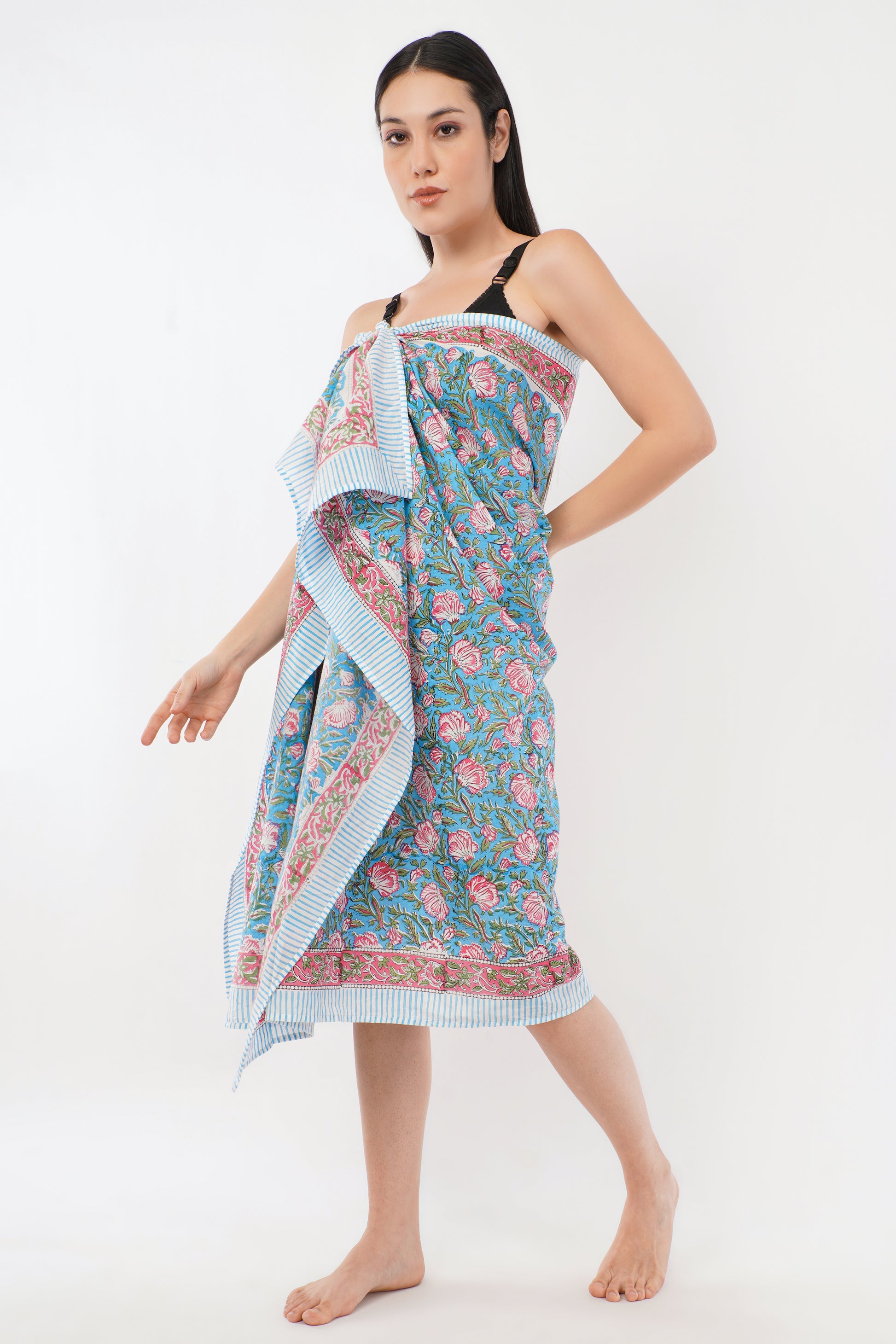 Cotton Floral Printed Beach Sarongs Wrap Tarang