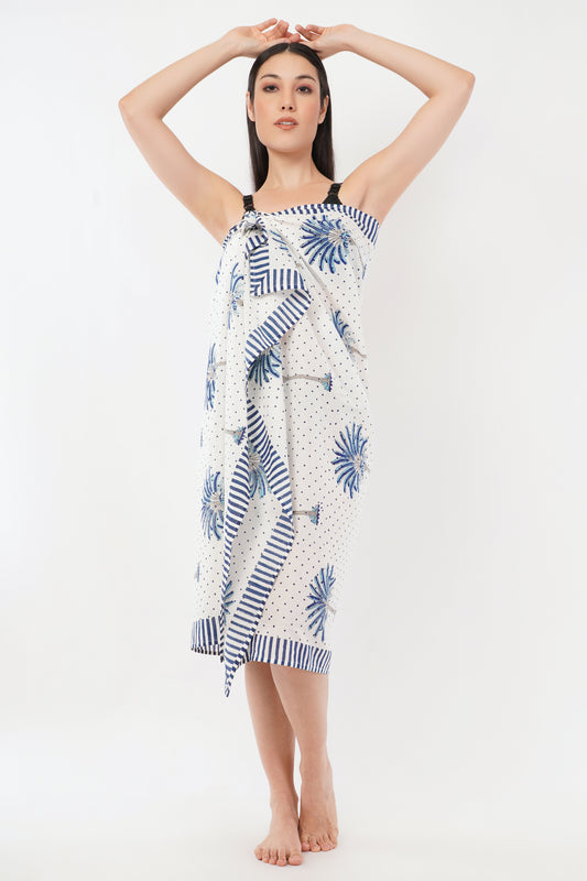 Cotton Tropical Palm Printed Beach Sarongs Wrap