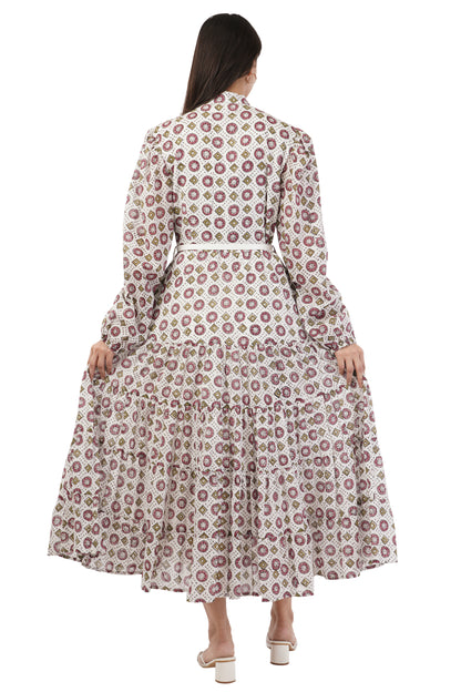 Hand Block Printed Cotton Shirt Dress – Vintage Jewel