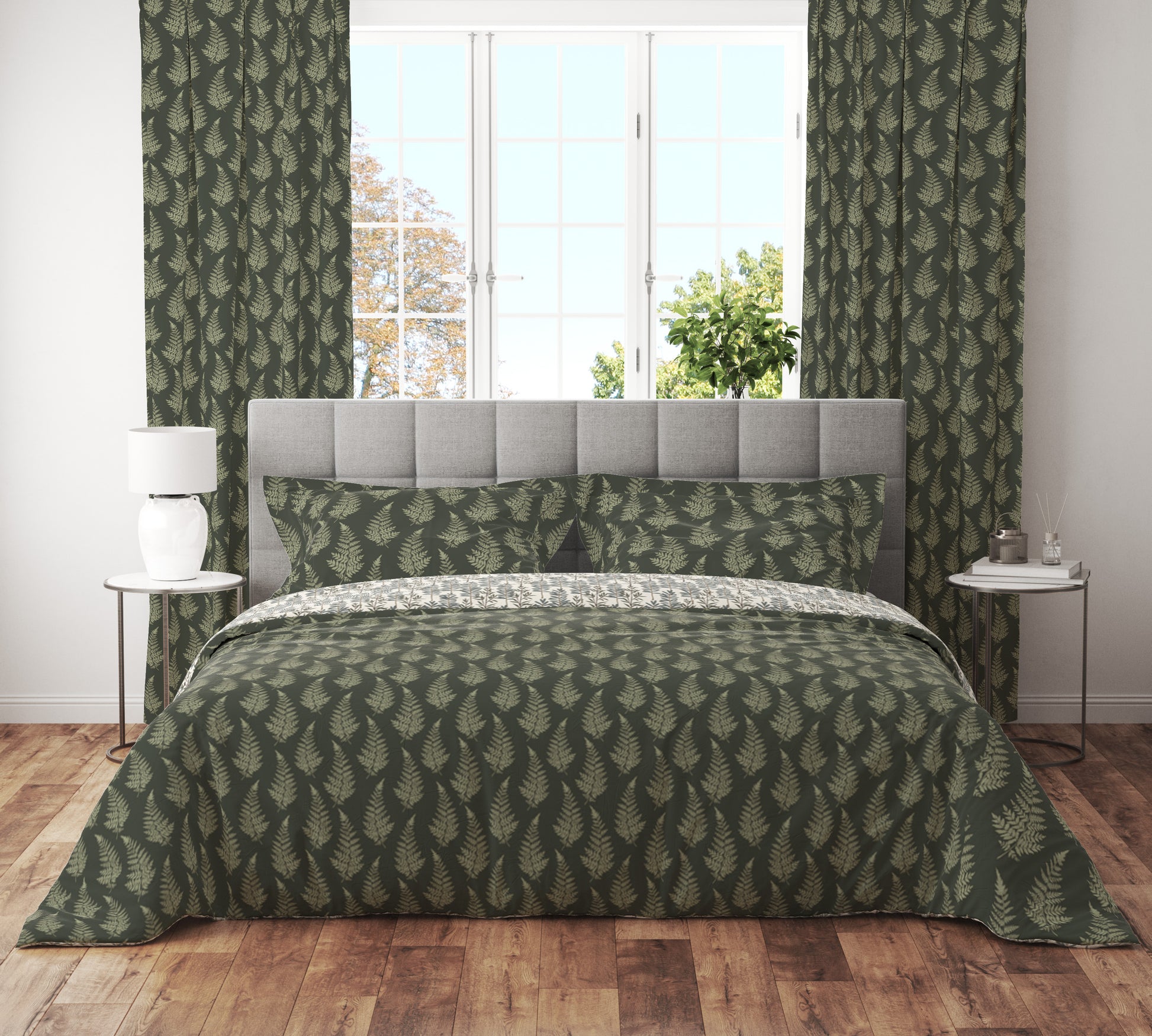 Bohemian Vintage Retro Booti Floral Cotton Reversible Quilt Cover Set - Adore India   