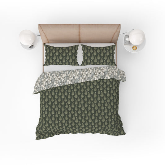 Bohemian Vintage Retro Booti Floral Cotton Reversible Quilt Cover Set - Adore India   