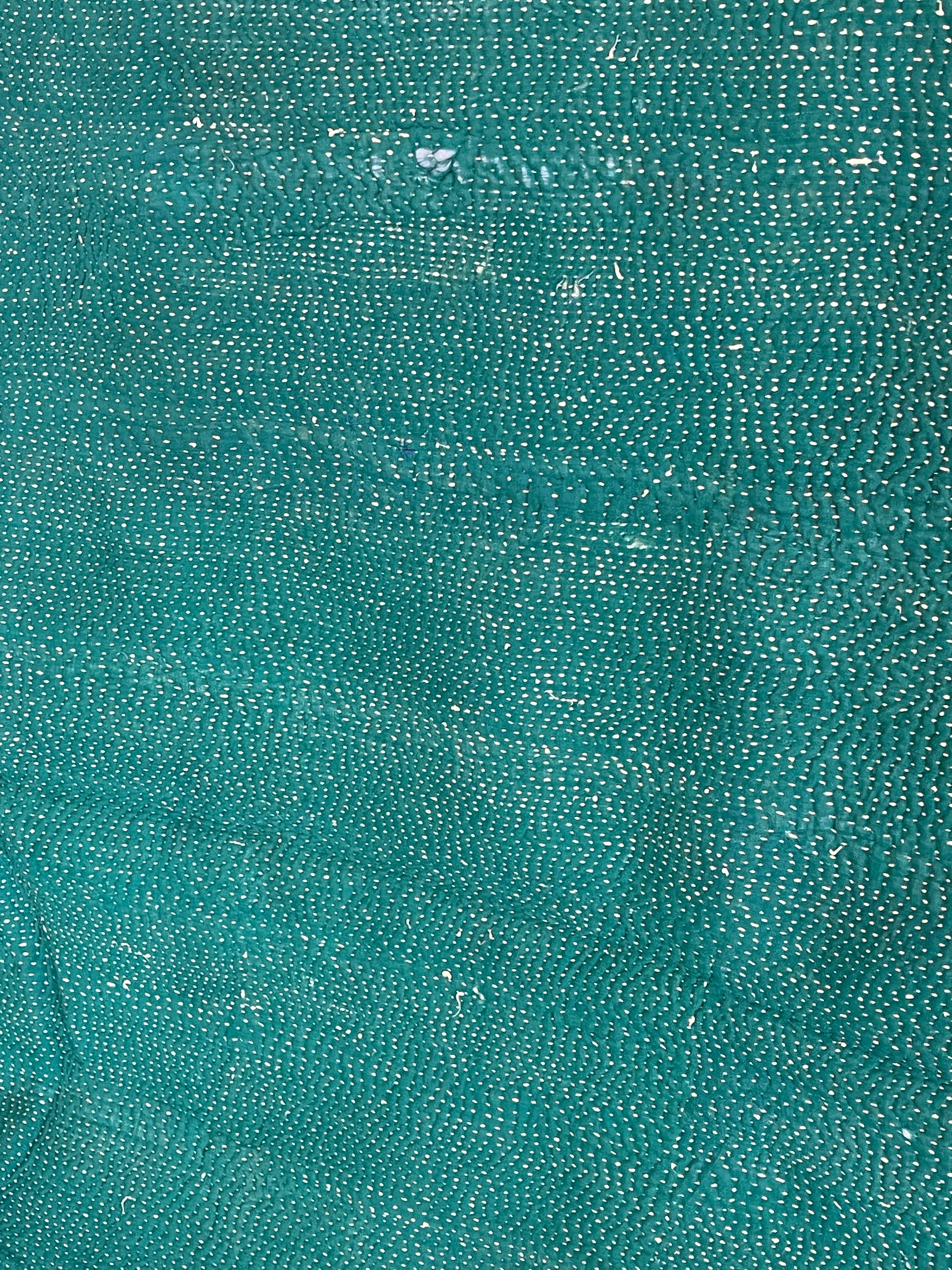 Indian Handmade Cotton Reversible Vintage Kantha Quilt Bedspread Throw- Anita - Adore India   