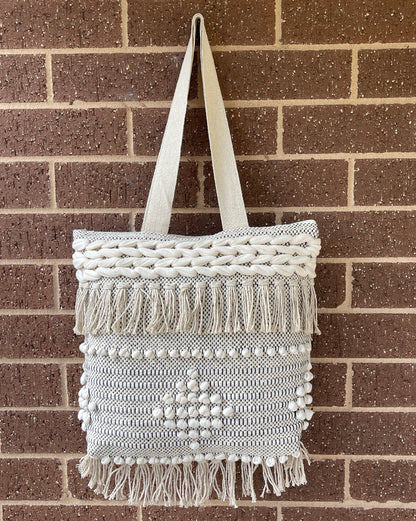 Handmade Boho Cotton Bags Beach Boho Tote & Coastal Handbags
