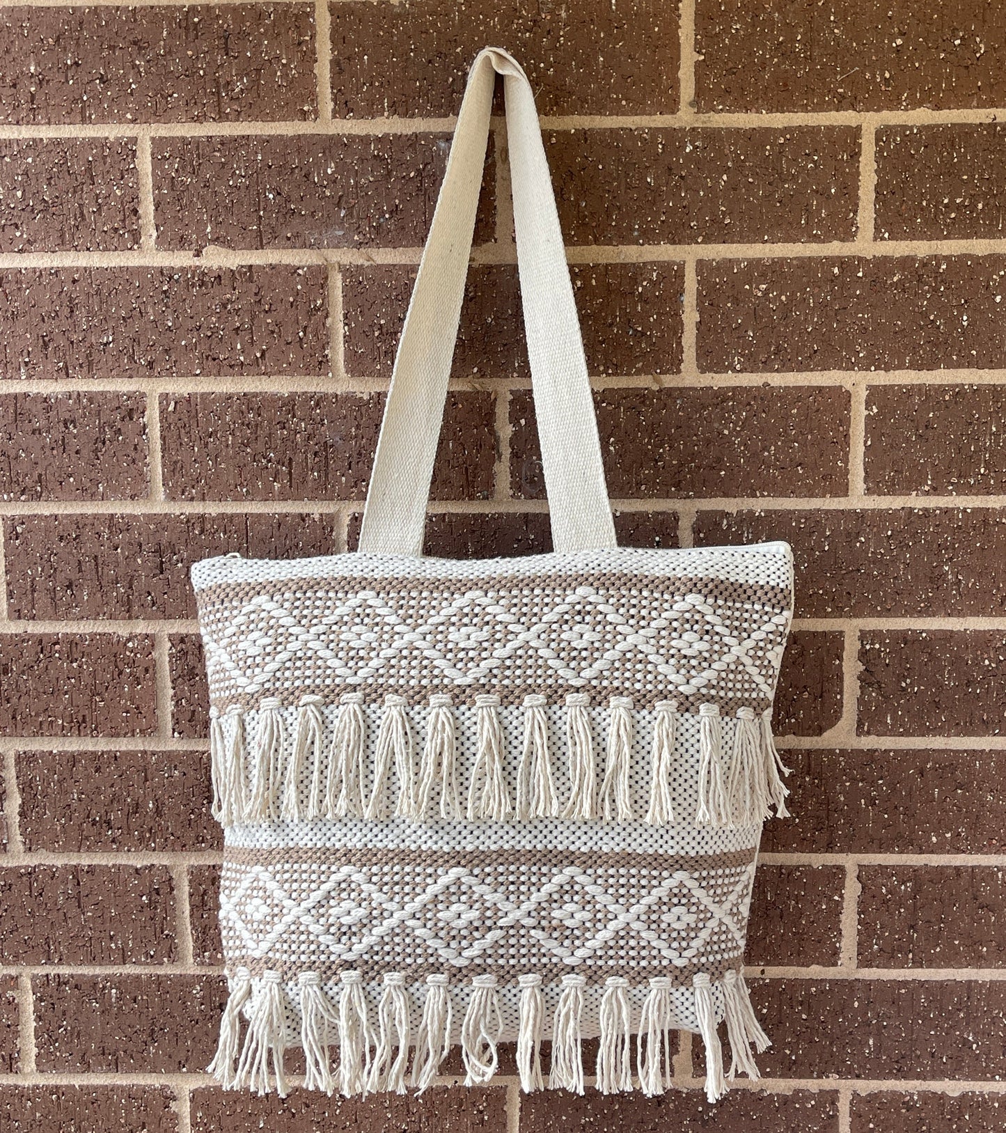 Handmade Boho Cotton Bags Beach Boho Tote & Coastal Handbags