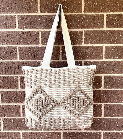 Handmade Boho Cotton Bags Beach Boho Tote & Coastal Handbags