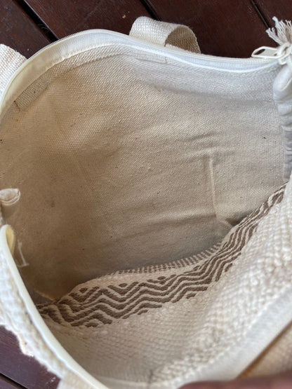 Handmade Boho Cotton Bags Beach Boho Tote & Coastal Handbags