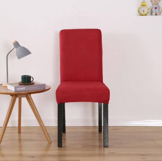 Red Stretchable Chair Protector Cover