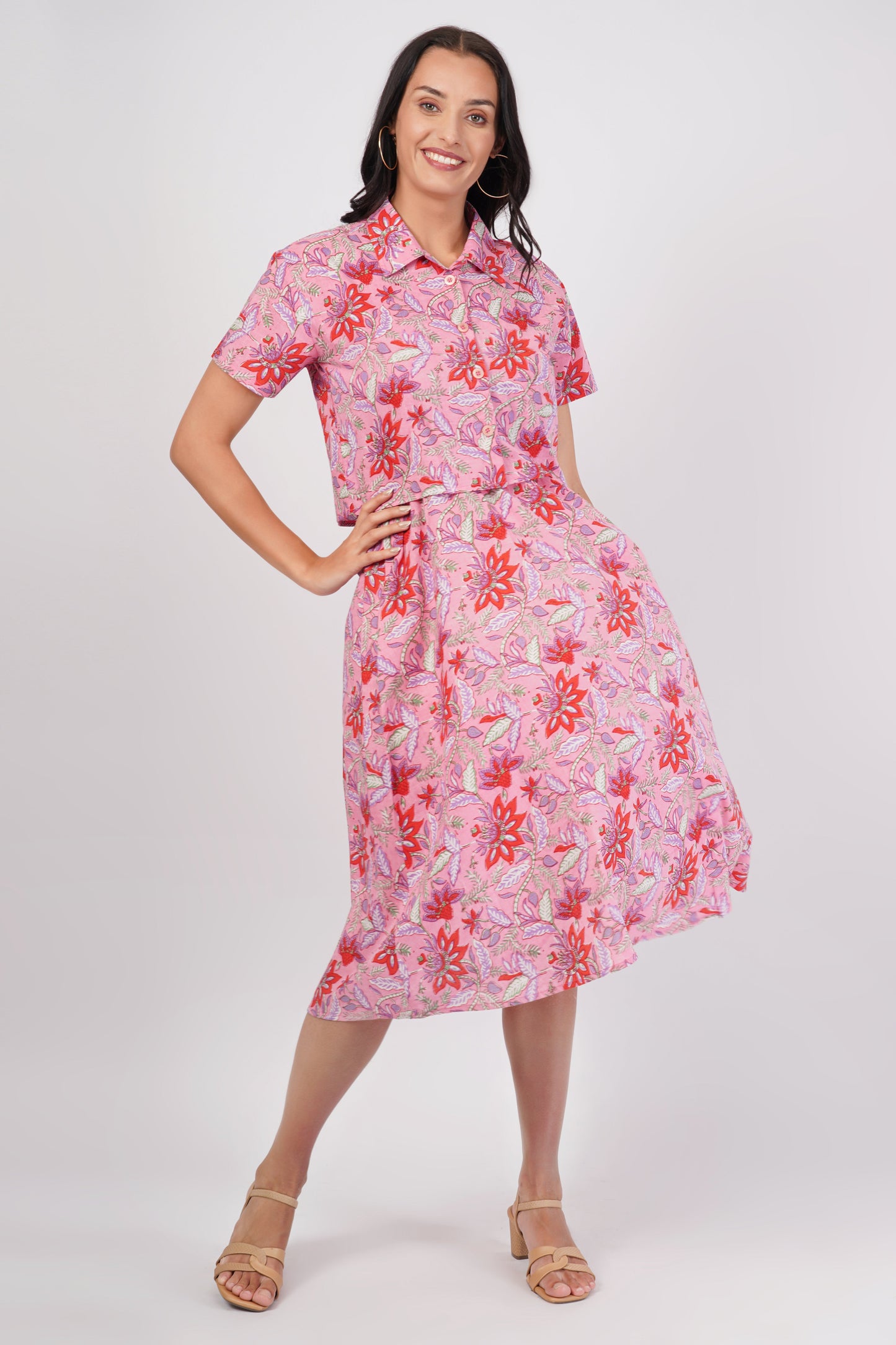 Cotton Long Vintage Dress