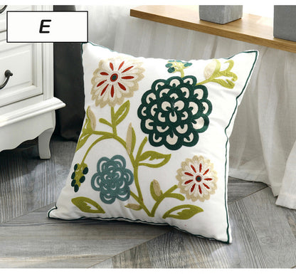 Ethnic Home Decoration Embroidered Cushion Cover - Adore India   