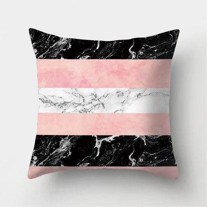 Abstract Leather Velvet Pillowcase Sofa Cushion Cover - Adore India   