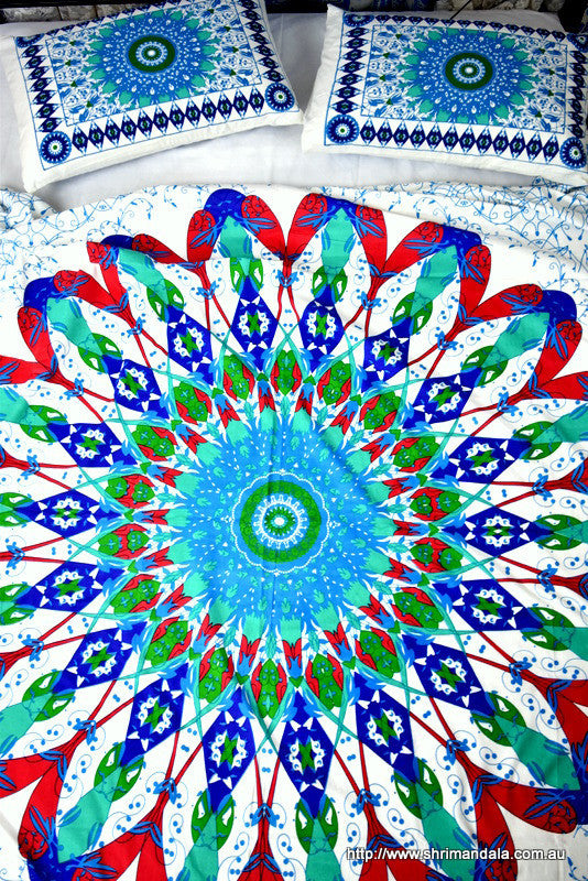 Universe Navy Mandala Throw - Adore India   