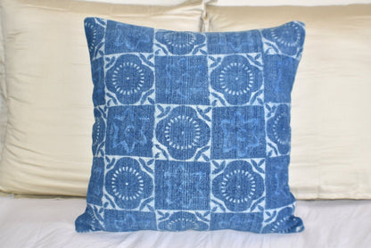 Block Print Heavy Cotton Dari Cushion Cover 65x65cm- IB65-7 - Adore India   