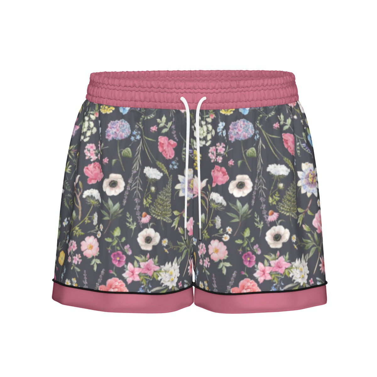 Black Floral Exotic Women's Silky Sleepwear Set - Adore India   