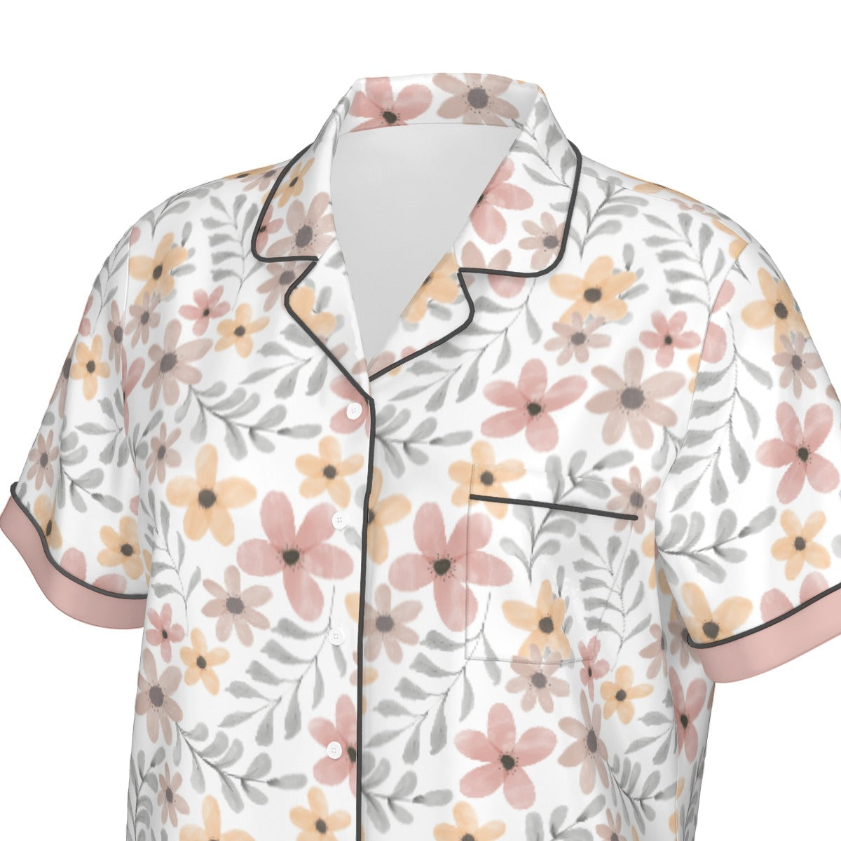 Bohemian Water Colour Women's Silky Sleepwear Set - Adore India   