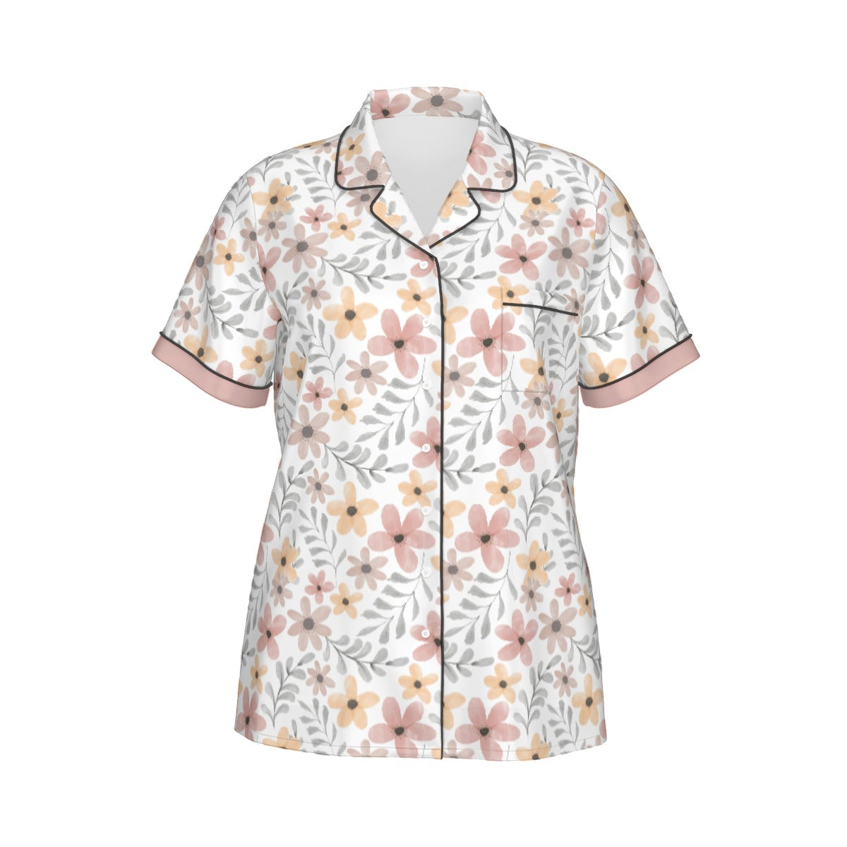 Bohemian Water Colour Women's Silky Sleepwear Set - Adore India   