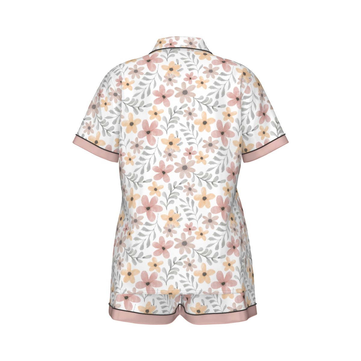 Bohemian Water Colour Women's Silky Sleepwear Set - Adore India   