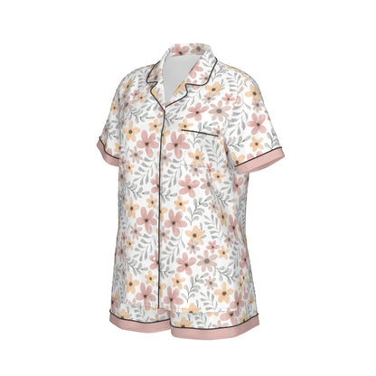 Bohemian Water Colour Women's Silky Sleepwear Set - Adore India   