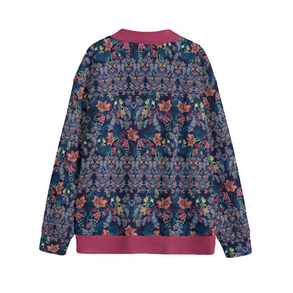 Bohemian Paisley Elegance Knitted Jumper Sweater Cardigan - Adore India   