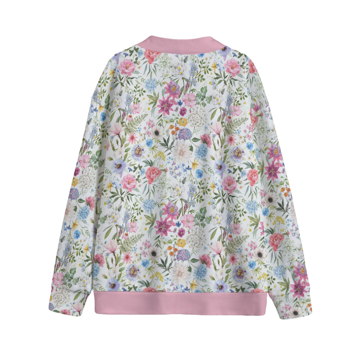 Bohemia Exotic Floral Printed Knitted Jumper Cardigan Sweater - Adore India   