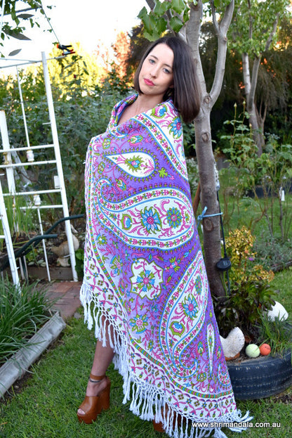Lotus Purple Beach Roundie - Adore India   