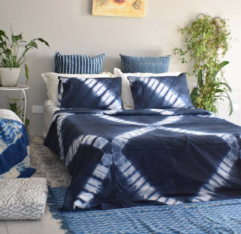 Hope Hand Tie and Dyed Doona Cover Set - Adore India   