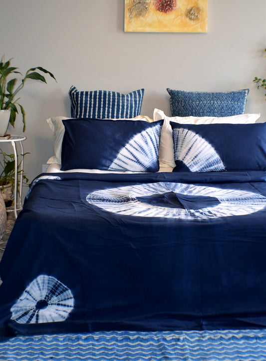 Mandala Hand Tie and Dyed Doona Cover Set - Adore India   