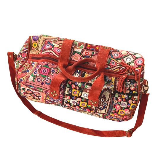 Indian Handmade Bohemian Vintage Tribal Banjara Hippy Shoulder Bag-21 - Adore India   