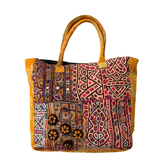 Indian Handmade Bohemian Vintage Tribal Banjara Hippy Shoulder Bag-22 - Adore India   