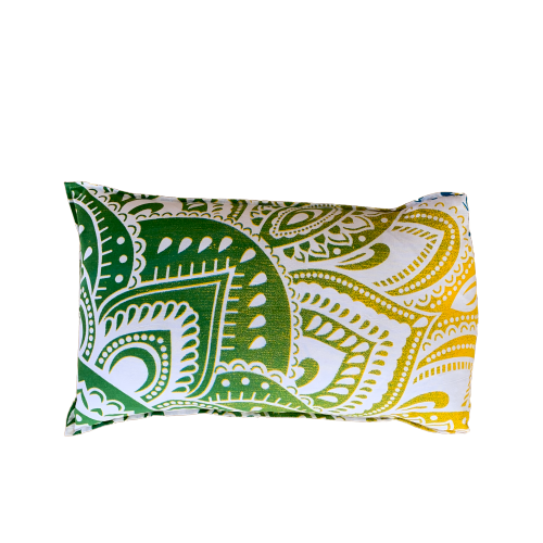 Passion Lime Cotton Mandala Pillow Set 2Pcs - Adore India   