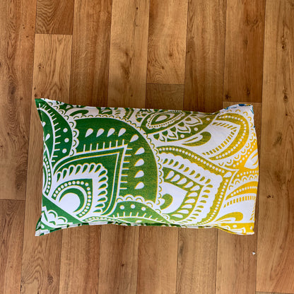 Passion Lime Cotton Mandala Pillow Set 2Pcs - Adore India   