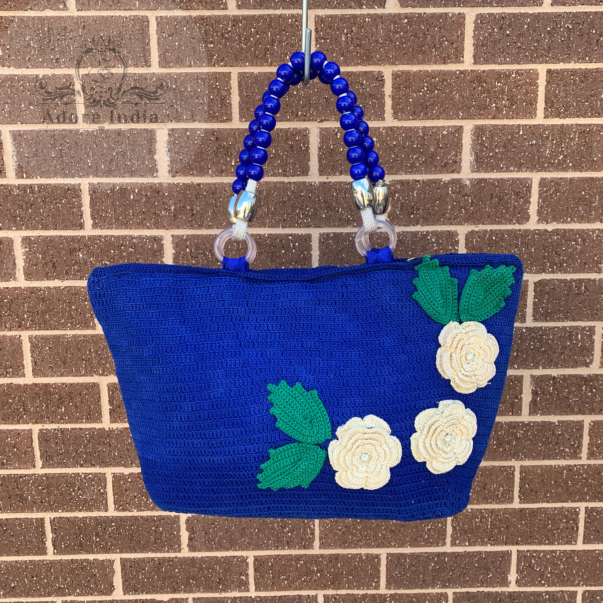 Handmade Crochet Bohemian Vintage Tribal Banjara Hippy Shoulder Bag-3 - Adore India   