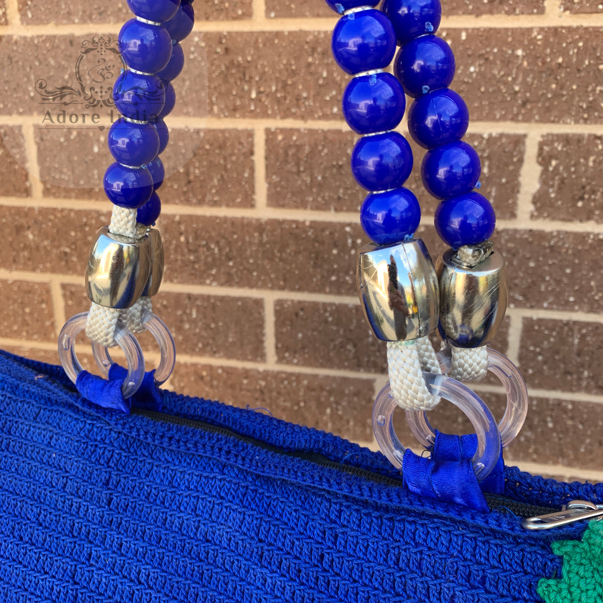 Handmade Crochet Bohemian Vintage Tribal Banjara Hippy Shoulder Bag-3 - Adore India   